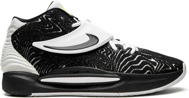 Nike KD 14 high-top sneakers Zwart