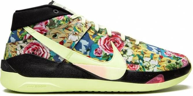 Nike KD13 high-top sneakers Groen
