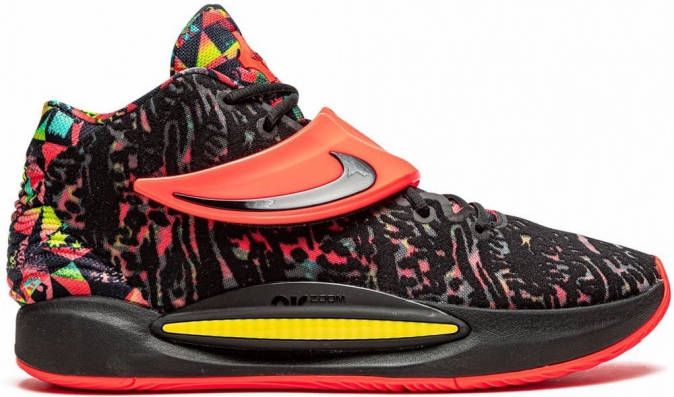 Nike KD14 high-top sneakers Zwart