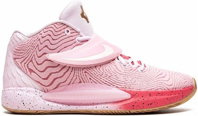 Nike KD14 Seasonal high-top sneakers Roze