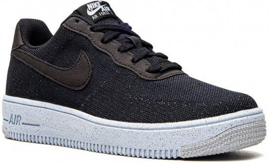 Nike Kids Air Force 1 Flyknit sneakers Zwart