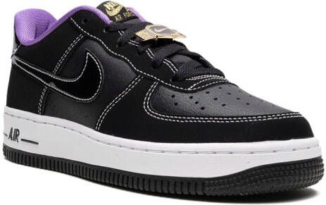 Nike Kids Air Force 1 Low LV8 sneakers Zwart