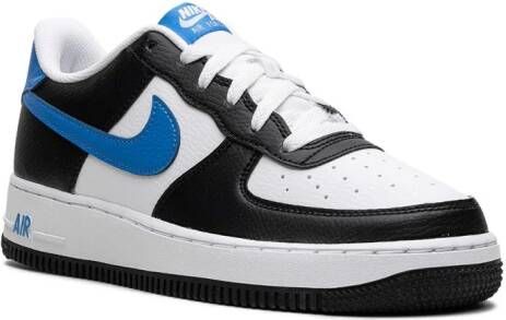 Nike Kids "Air Force 1 Low Light Photon Blue sneakers" Zwart