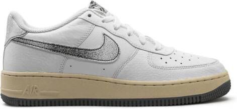 Nike Kids Air Force 1 Low LV8 "White Smoke Gray" sneakers Wit