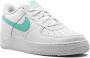 Nike Kids Air Force 1 Low "Summit White Emerald Rise" sneakers Wit - Thumbnail 1