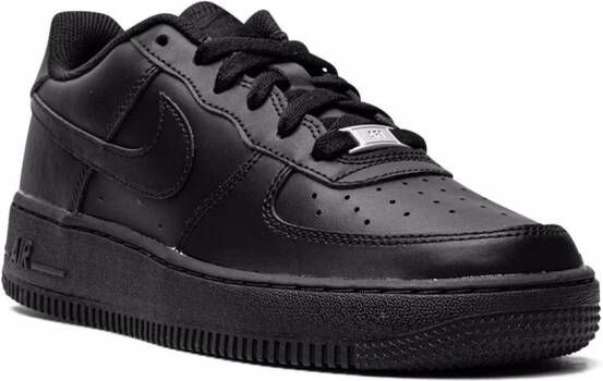 Nike Kids Air Force 1 low-top sneakers Zwart