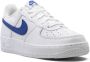 Nike Kids Air Force 1 Low "White Hyper Royal" sneakers Wit - Thumbnail 1