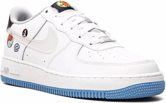 Nike Kids "Air Force 1 LV8 1 Happy Hoops sneakers" Wit