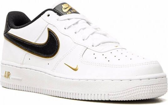 Nike Kids Air Force 1 LV8 leren sneakers Wit