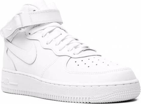 Nike Kids "Air Force 1 Mid Triple White sneakers" Wit