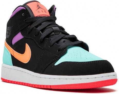 Jordan Kids Air Jordan 1 GS sneakers Zwart