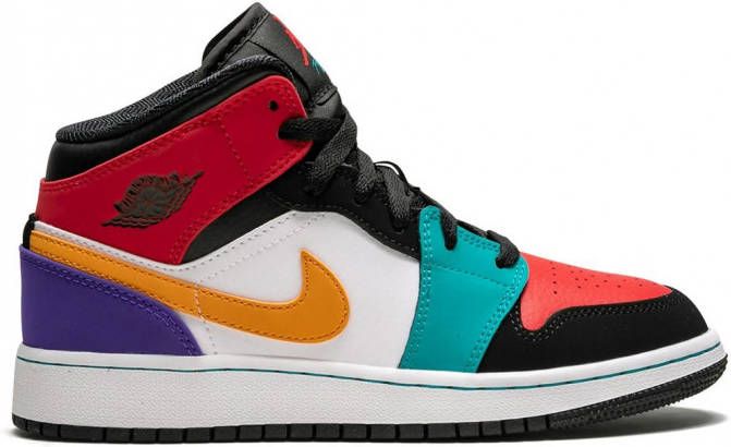 Jordan Kids Air Jordan 1 Mid sneakers Zwart