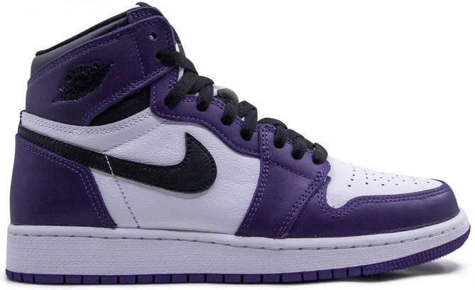 Jordan Kids Air Jordan 1 Retro high-top sneakers Paars