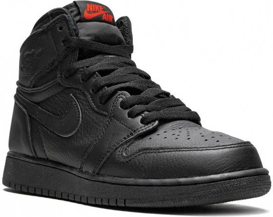 Jordan Kids Air Jordan 1 Retro high-top sneakers Zwart