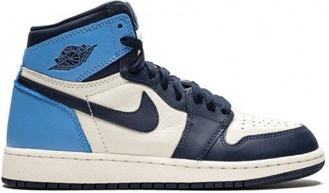 Jordan Kids Air Jordan 1 Retro OG high-top sneakers Blauw