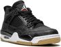 Jordan Kids Air Jordan 4 Retro SE sneakers Zwart - Thumbnail 1