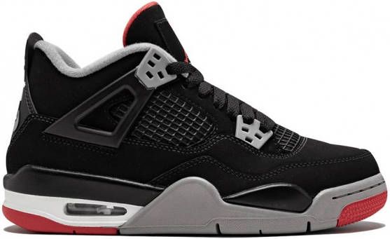 Jordan Kids Air Jordan 4 Retro sneakers Zwart