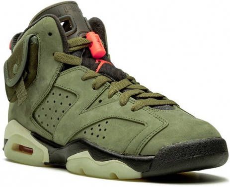 Jordan Kids Air Jordan 6 GS 'Travis Scott' sneakers Groen