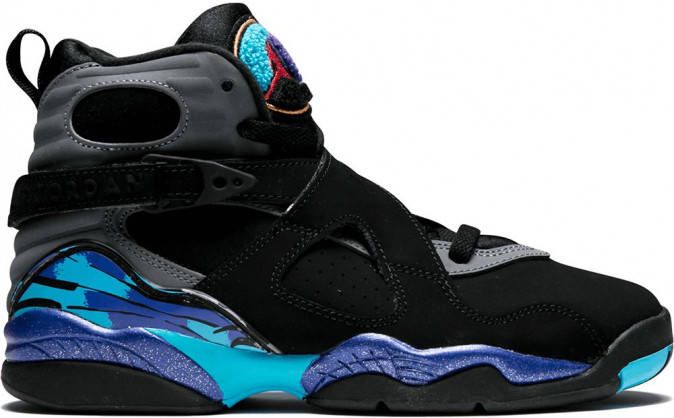 Jordan Kids Air Jordan 8 Retro sneakers Zwart