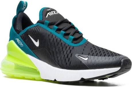 Nike Kids Air Max 270 "Black Bright Spruce Volt" sneakers Zwart