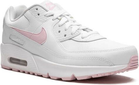 Nike Kids Air Max 90 leren sneakers Wit