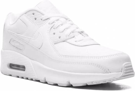 Nike Kids Air Max 90 leren sneakers Wit