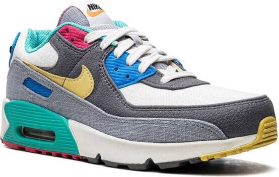 Nike Kids Air Max 90 low-top sneakers Grijs