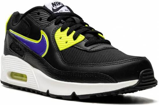 Nike Kids Air Max 90 low-top sneakers Zwart