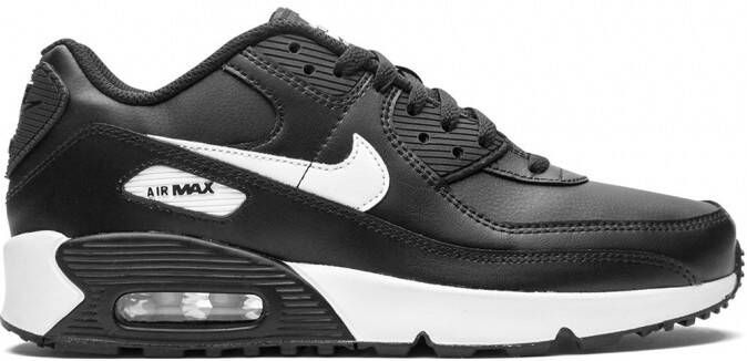 Nike Kids Air Max 90 LTR low-top sneakers Zwart