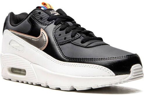 Nike Kids Air Max 90 low-top sneakers Zwart