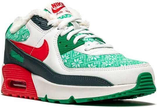 Nike Kids "Air Max 90 SE Christmas Edition sneakers" Wit