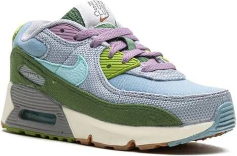 Nike Kids Air Max 90 SE "Sun Club Worn Blue Treeline" sneakers Blauw