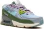 Nike Kids Air Max 90 SE "Sun Club Worn Blue Treeline" sneakers Blauw - Thumbnail 1