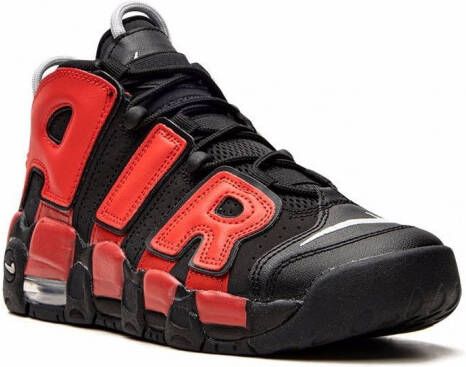 Nike Kids Air More Uptempo high-top sneakers Zwart