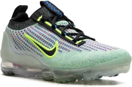 Nike Kids "Air VaporMax 2021 Flyknit Next Nature Volt Photo Bluesneakers" Blauw