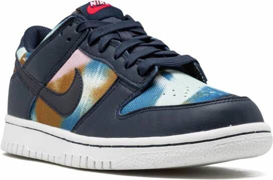 Nike Kids Dunk Graffiti low-top sneakers Blauw