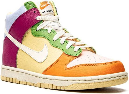 Nike Kids "Dunk High Next Nature sneakers " Geel