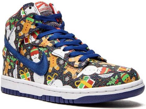 Nike Kids Dunk High sneakers Blauw