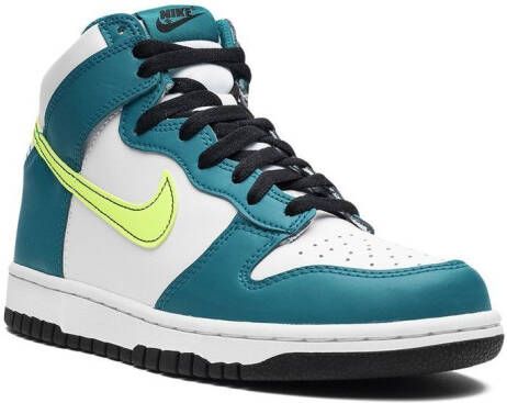 Nike Kids Dunk High sneakers Blauw