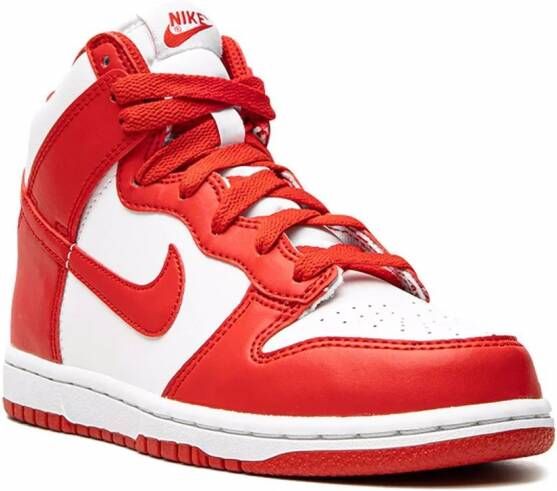 Nike Kids Dunk High sneakers Rood