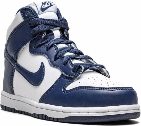 Nike Kids Dunk High sneakers Wit