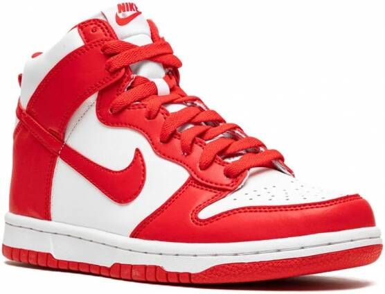 Nike Kids Dunk High sneakers Wit