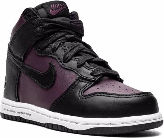 Nike Kids Dunk High sneakers Zwart