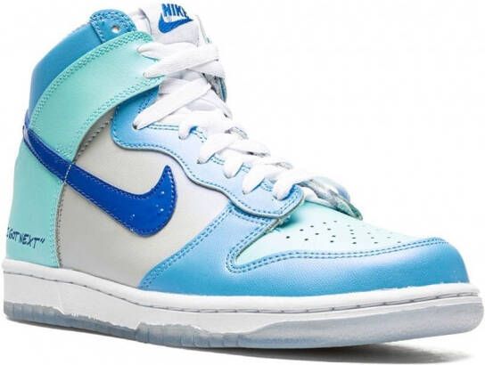 Nike Kids Dunk high-top sneakers Blauw