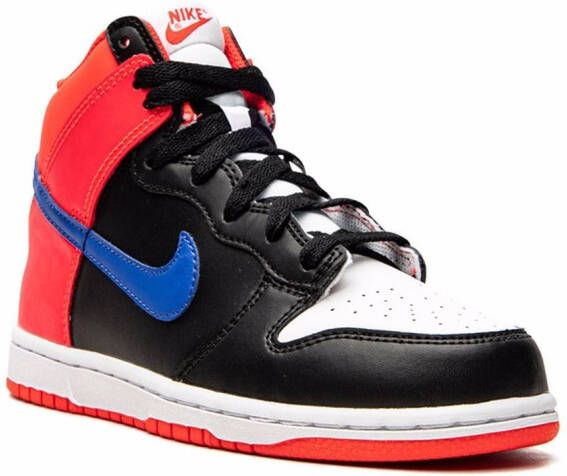 Nike Kids Dunk high-top sneakers Zwart