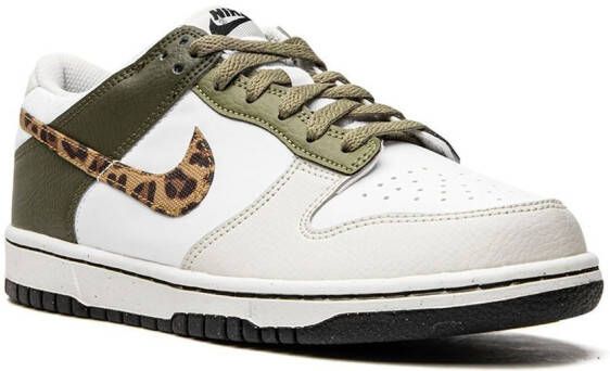 Nike Kids "Dunk Low Animal Instinct sneakers" Wit