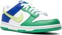 Nike Kids "Dunk Low Green Blue sneakers" Wit - Thumbnail 1