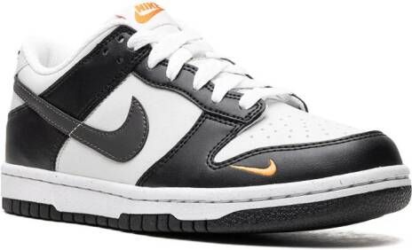 Nike Kids "Dunk Low Next Nature Black Bright darin sneakers" Zwart