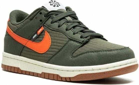 Nike Kids "Dunk Low Next Nature sneakers" Groen