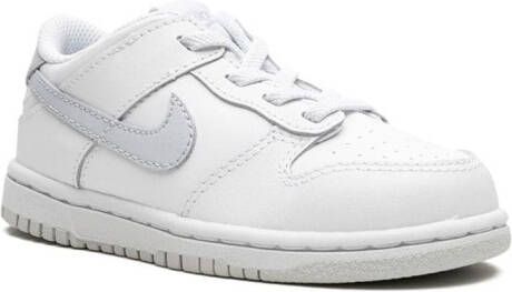Nike Kids Dunk Low ''Pure Platinum'' sneakers Wit